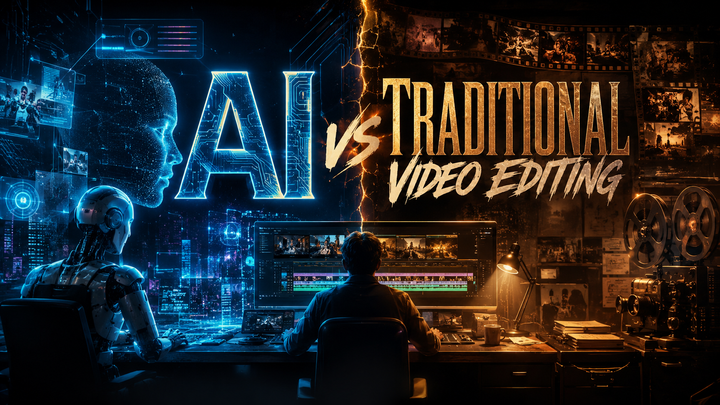 AI vs Traditional Video Editing 2026: The Ultimate Showdown