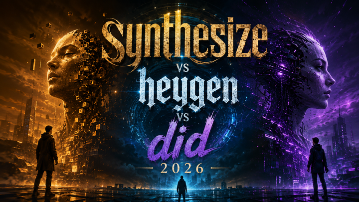 Synthesize vs HeyGen vs D-ID 2026: Which AI Video Tool Wins?