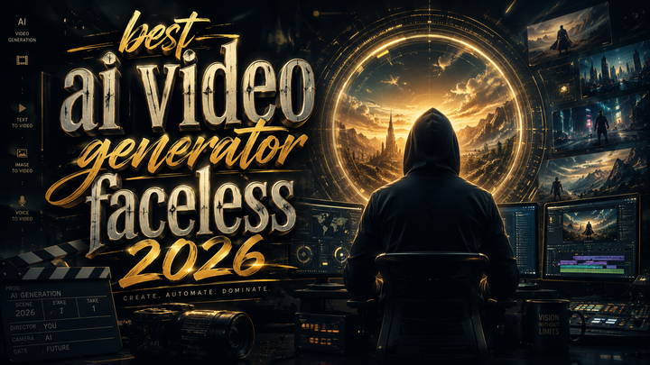 Best AI Video Generator Faceless 2026: Top Tools & Trends