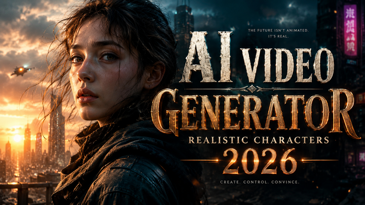 AI Video Generator Realistic Characters 2026: Top Tools