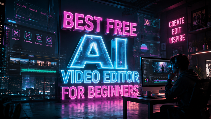 Best Free AI Video Editor for Beginners (2026 Rankings)