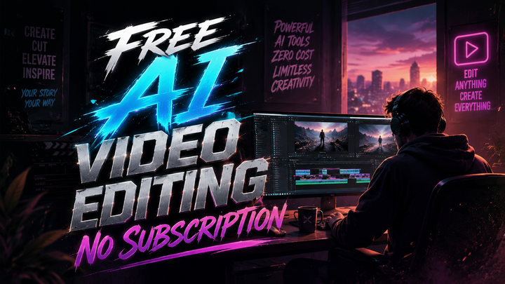 Free AI Video Editing No Subscription: Best Tools 2026