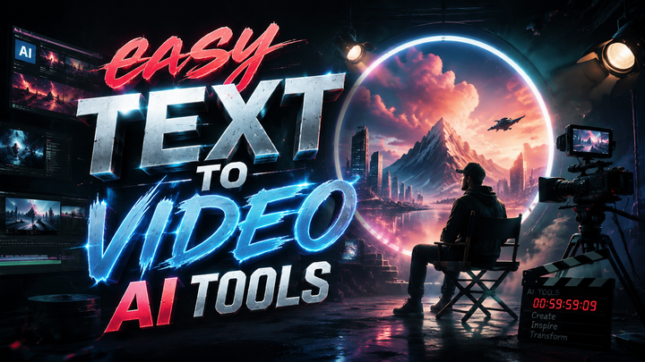 Easy Text to Video AI Tools 2026: Top Picks