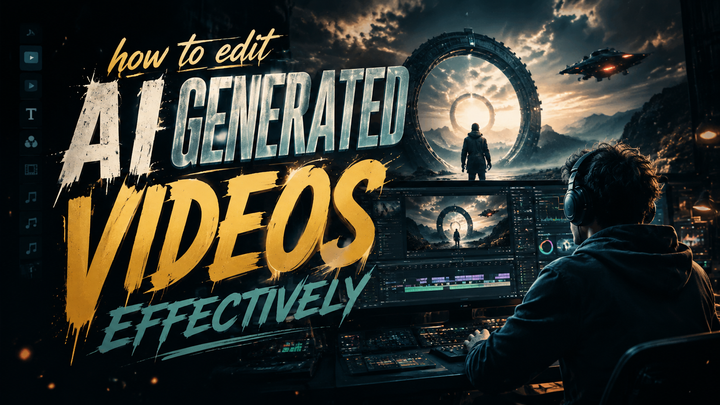 How to Edit AI Generated Videos Effectively (2026 Guide)
