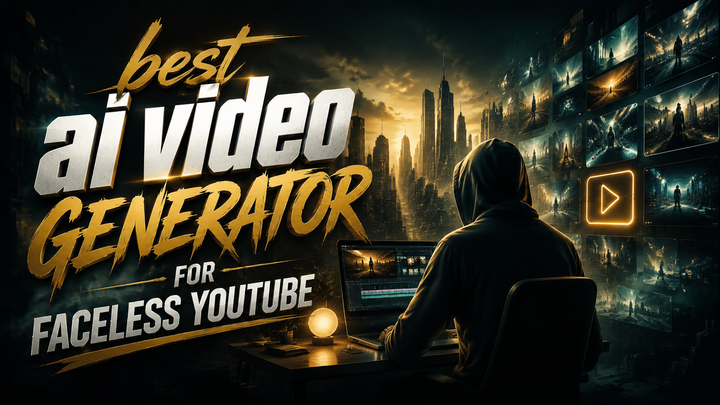Best AI Video Generator for Faceless YouTube (2026)