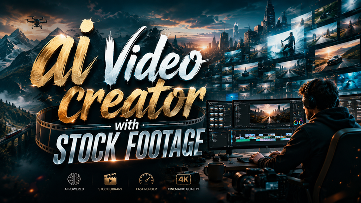 AI Video Creator with Stock Footage (2026 Guide)