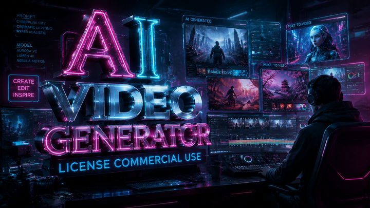 AI Video Generator License for Commercial Use (2026)