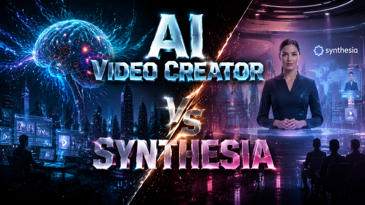 AI Video Creator vs Synthesia: 2026 Comparison Guide