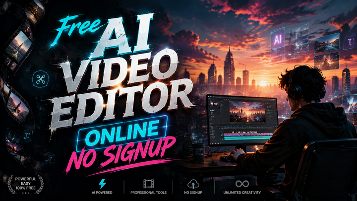 Free AI Video Editor Online No Signup: 2026 Best Tools