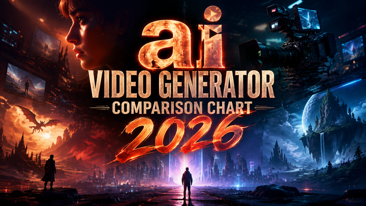 AI Video Generator Comparison Chart 2026: Best Tools Compared