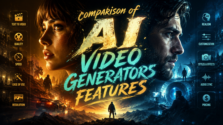 AI Video Generators Features Comparison 2026: Top Tools