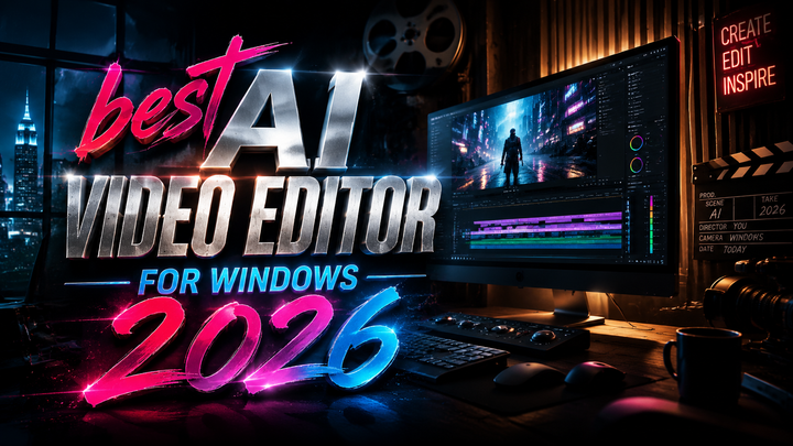 Best AI Video Editor for Windows 2026 – Top 5 Picks