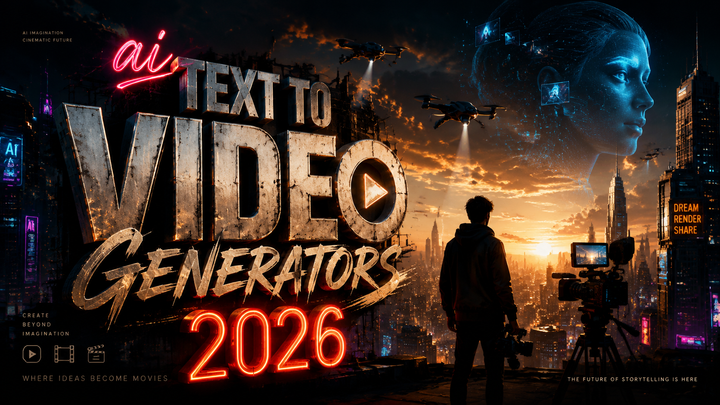 Best AI Text to Video Generators 2026: Top Tools & Trends