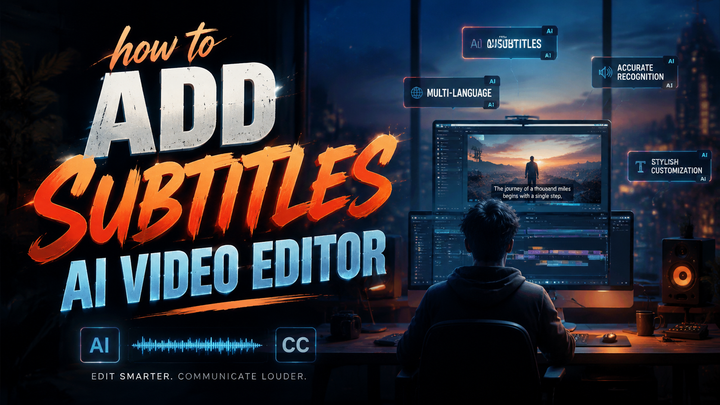 How to Add Subtitles in AI Video Editor (2026 Guide)