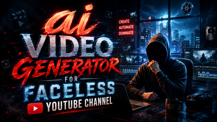 AI Video Generator for Faceless YouTube Channel 2026