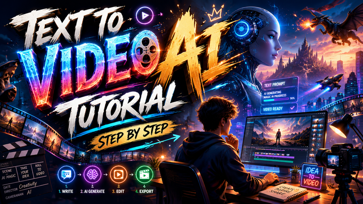 Text to Video AI Tutorial Step by Step (2026 Guide)
