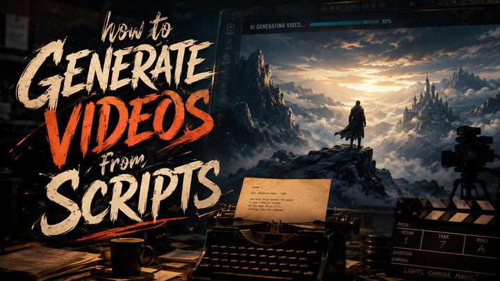 How to Generate Videos from Scripts in 2026: AI Guide