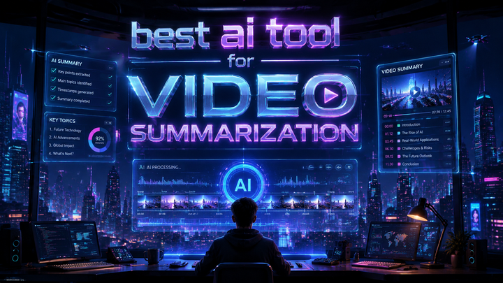 Mejor herramienta de IA para resumir videos en 2026