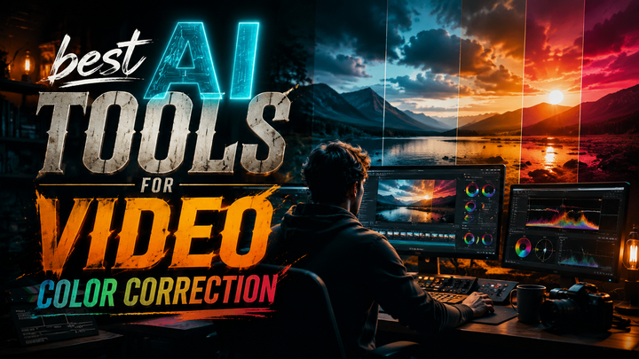 Best AI Tools for Video Color Correction in 2026 (Top Picks)