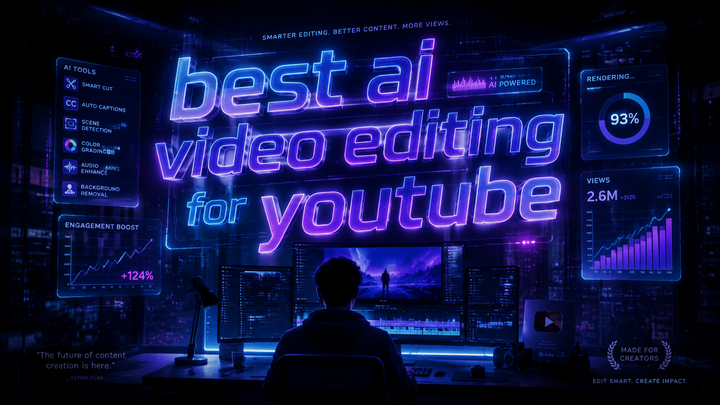 Best AI Video Editing for YouTube in 2026: Top Tools & Tips
