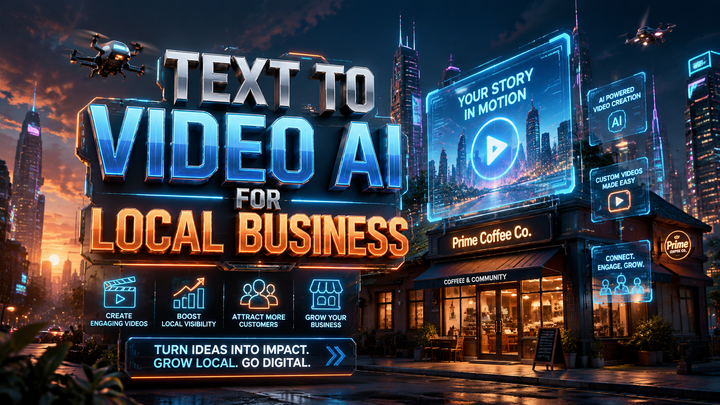 로컬 비즈니스를 위한 텍스트 to 비디오 AI 솔루션 (2026)