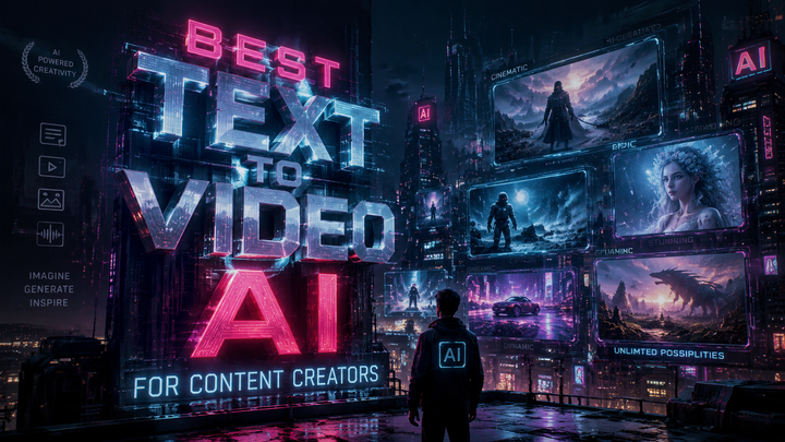 Best Text to Video AI for Content Creators in 2026 (Top Picks)