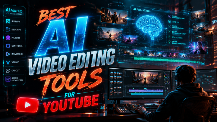 Top AI Video Editing Tools for YouTube in 2026 (Tested & Ranked)
