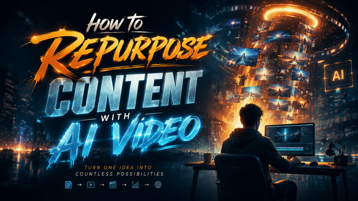 How to Repurpose Content with AI Video (2026 Guide)