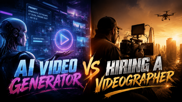 AI Video Generator vs Hiring a Videographer (2026 Comparison)