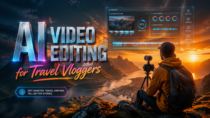 Edición de Vídeo con IA para Travel Vloggers en 2026