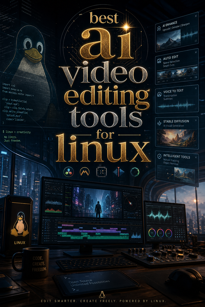 Best AI Video Editing Tools for Linux in 2026 (Top Picks)