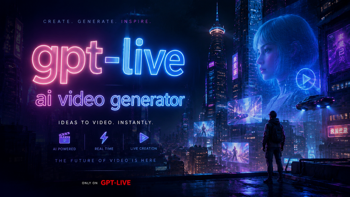 GPT-Live AI Video Generator 2026: Create Stunning Videos Instantly