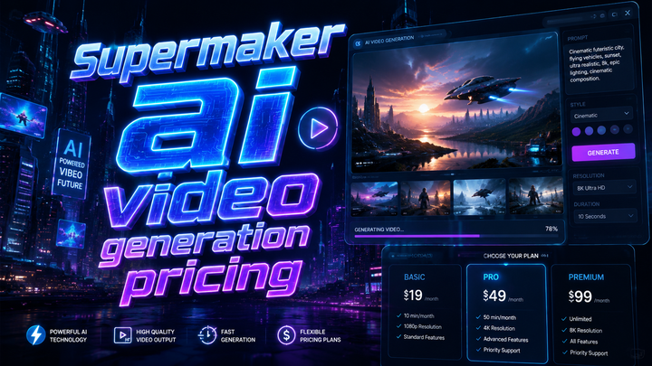 Precios de Supermaker AI: Generación de Videos Inteligentes