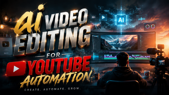 AI動画編集でYouTube自動化を実現する方法（2026年版）