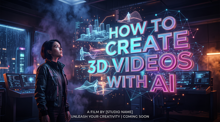 Cómo crear videos 3D con IA: Guía paso a paso