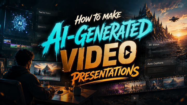 Comment créer des présentations vidéo générées par IA