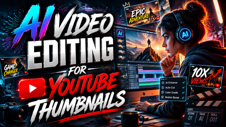 Edición de videos con IA para miniaturas de YouTube (2026)