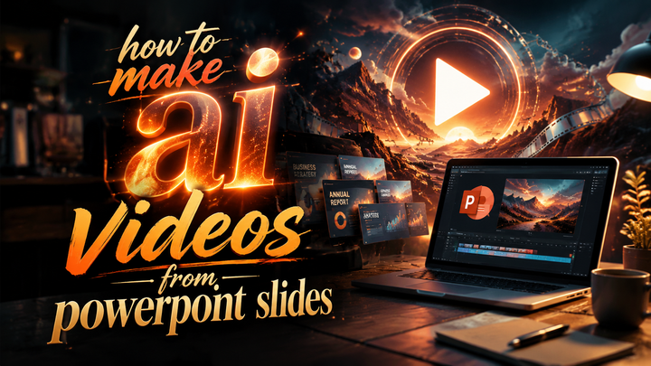 Cómo crear videos con IA desde diapositivas de PowerPoint