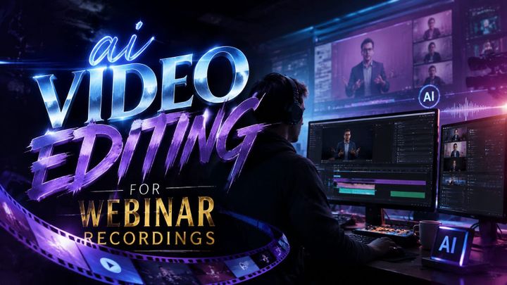 AI Video Editing for Webinar Recordings: 2026 Trends & Tools