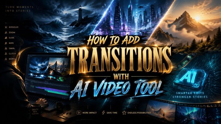 How to Add Transitions with AI Video Tool (2026 Guide)