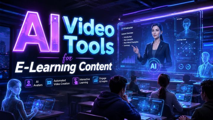Top AI Video Tools for E-Learning Content in 2026 (Reviewed)
