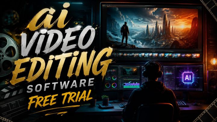 Top AI Video Editing Software Free Trial (2026) - Edit Like a Pro