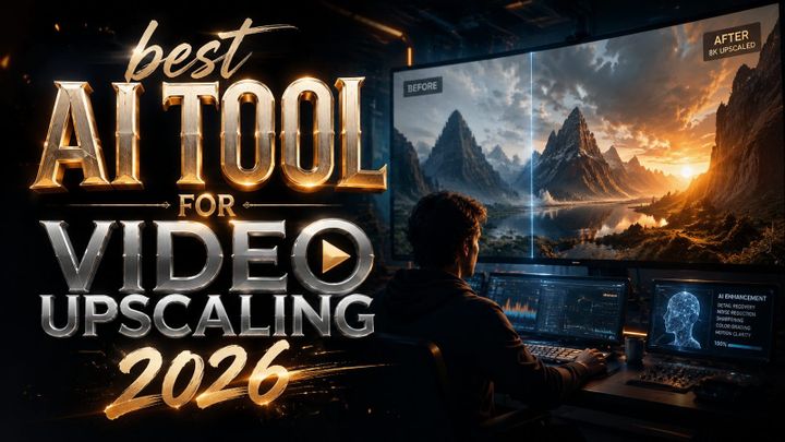 Meilleur outil IA pour upscaling vidéo en 2026