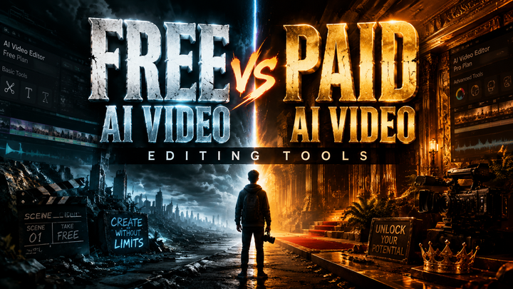 Free vs Paid AI Video Editing Tools: 2026 Comparison Guide