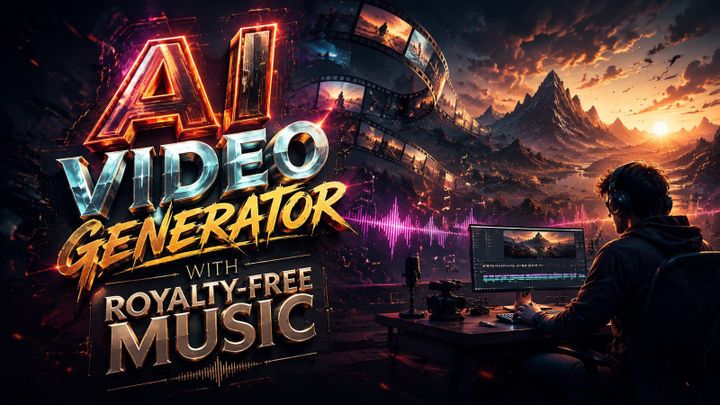 Best AI Video Generator with Royalty-Free Music (2026 Guide)