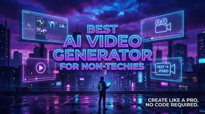 Best AI Video Generator for Non-Techies (2026): Easy & Stunning