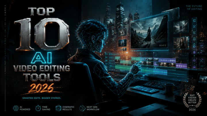 Top 10 AI Video Editing Tools for 2026: Future of Editing