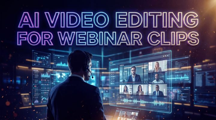 AI Video Editing for Webinar Clips: Future Trends (2026)