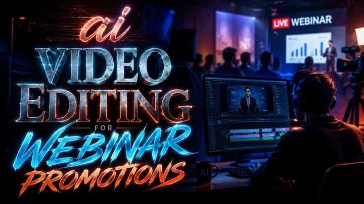 AI Video Editing for Webinar Promotions: 2026 Trends & Tools