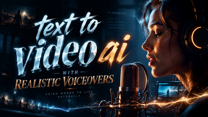 Text to Video AI with Realistic Voiceovers: 2026's Top Tools